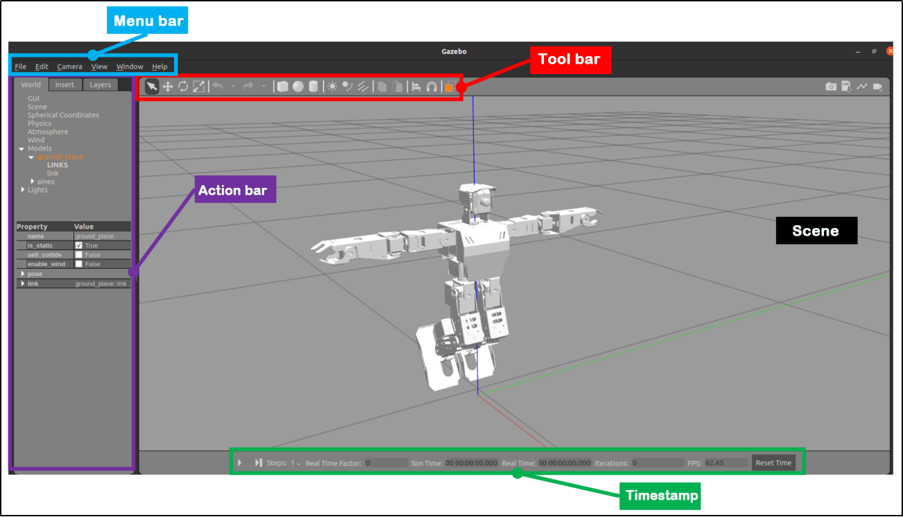 5. ROS Robot Simulation Model & URDF — ROSMan v1.0 documentation